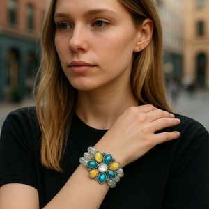 Colorful Gemstone Bracelet